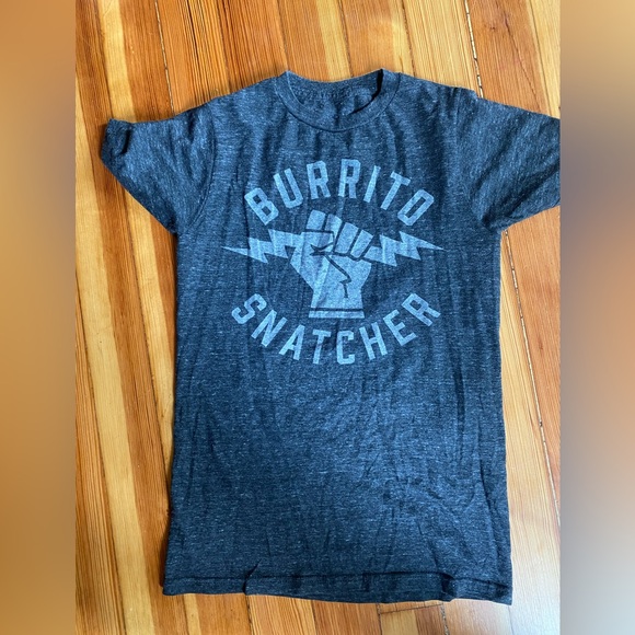buy me brunch Tops - Last price! Removing soon! Buy Me Brunch Burrito Snatcher gray tee